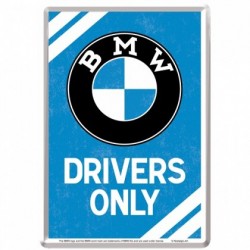 Placa metalica - BMW - Parking Only 2 - 10x14 cm